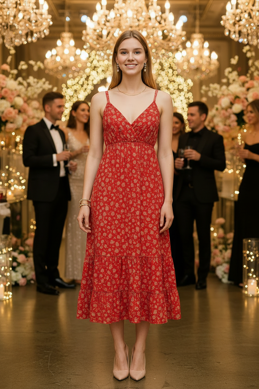 Vestido Floral One Size — Algodón Puro y Estilo Natural