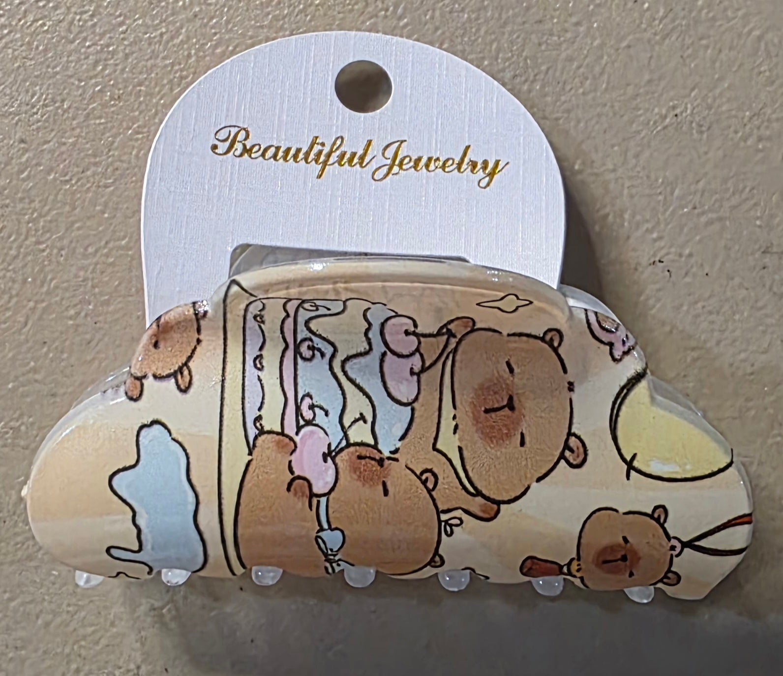 Capybara Hair Clip – Cute Animal Style Assorted