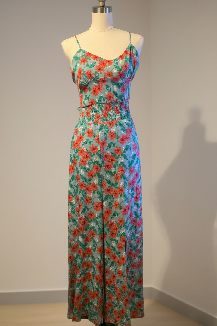 Enterizo Floral – Talla Grande (Large)
