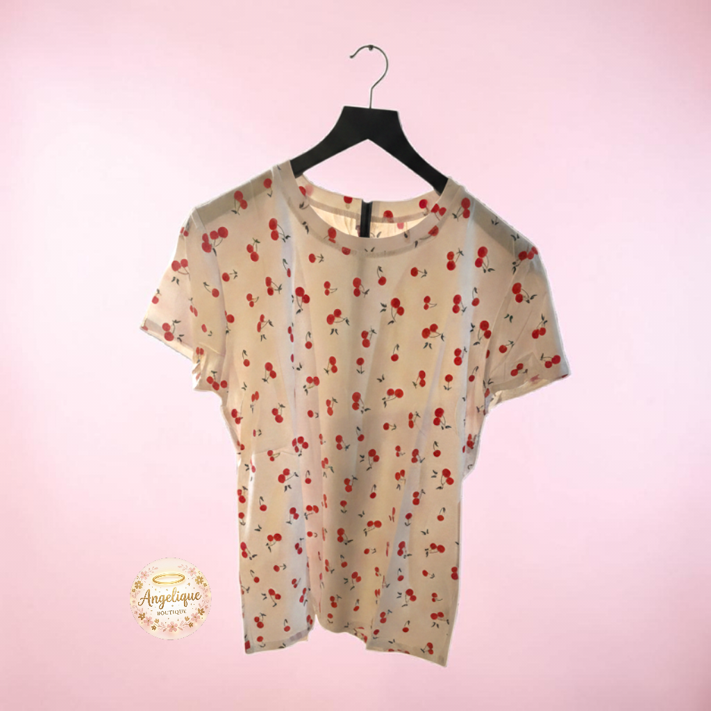 Blusa de Cherry 🍒 Manga Corta