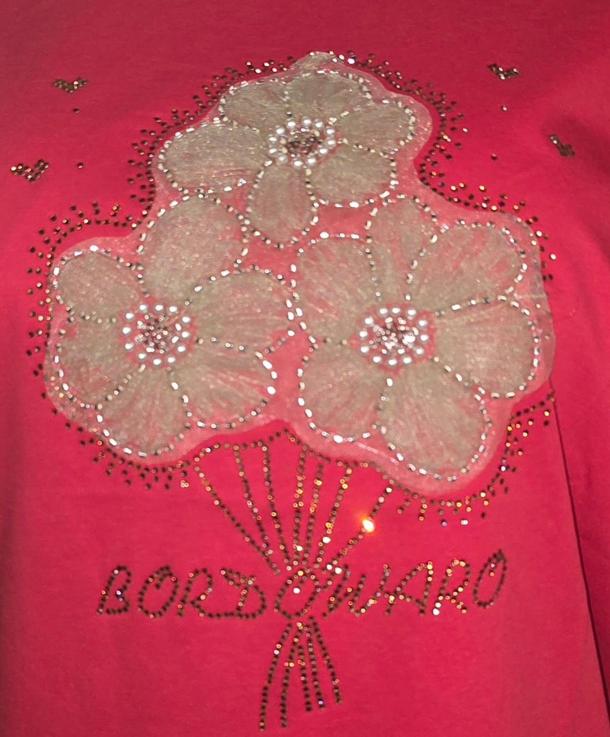 Women's Floral Knit Blouse | Cotton Blend