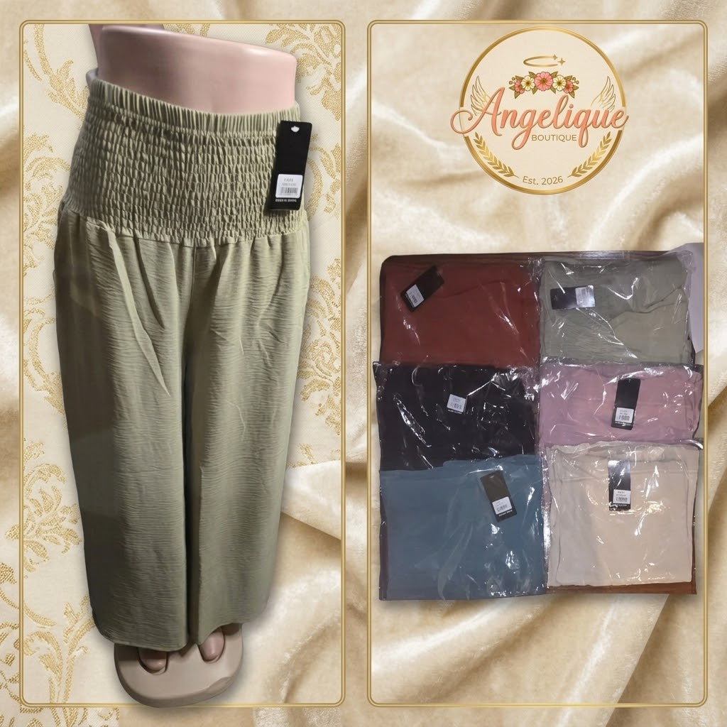Women's Palazzo Wide-Band Shorts