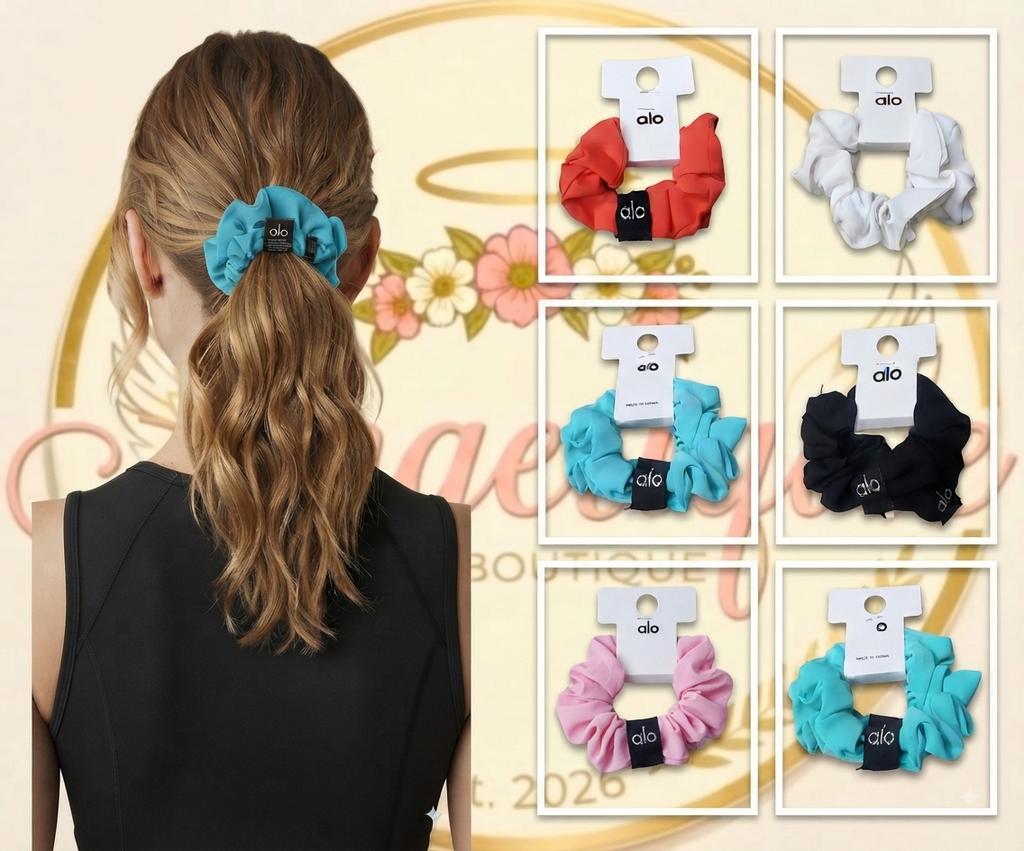 Satin Scrunchies for Women – Soft Hair Ties 6 Colors
