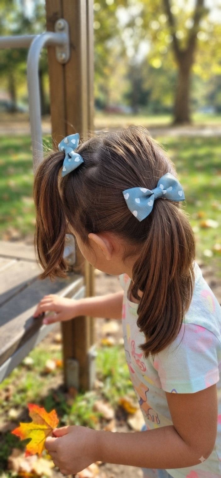 Hair Bow Set of 10 – Assorted Styles & Colors Pack