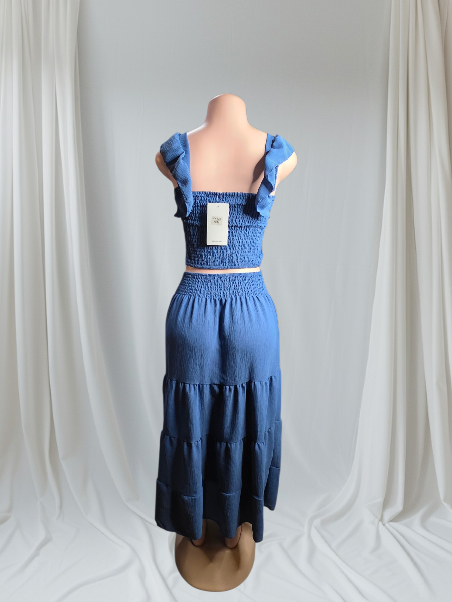 Set de Falda de Dos Piezas con Elástico Ancho en la Cintura | S/M y L/XL