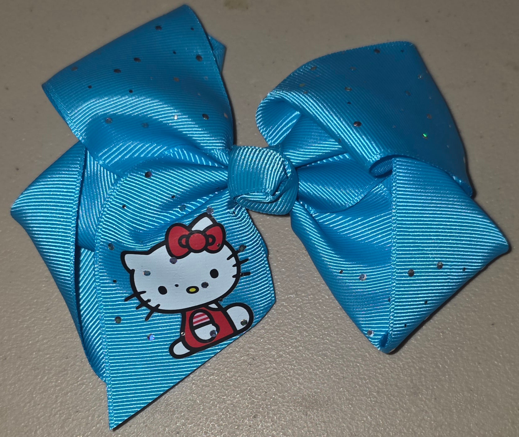 Hello Kitty Big Glitter Hair Bow for Girls