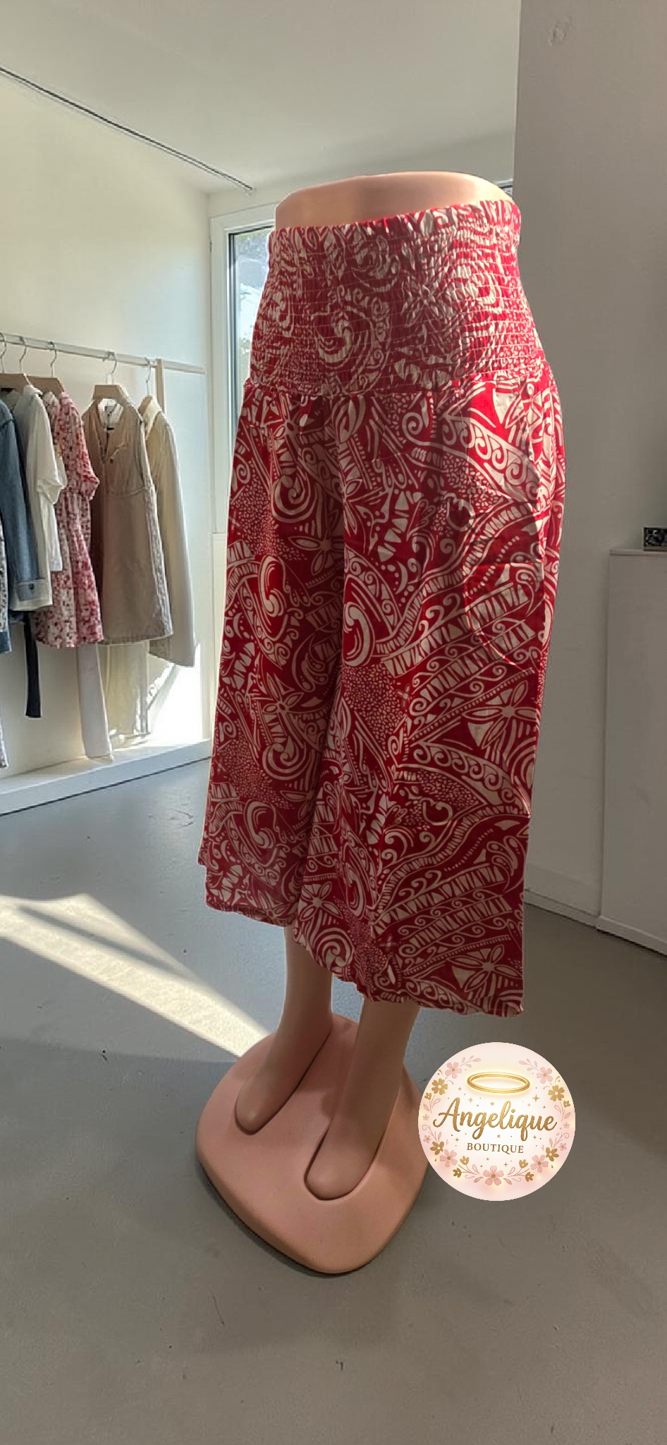 Palazzo Floral Corto | Talla Única | Ligero y Elegante
