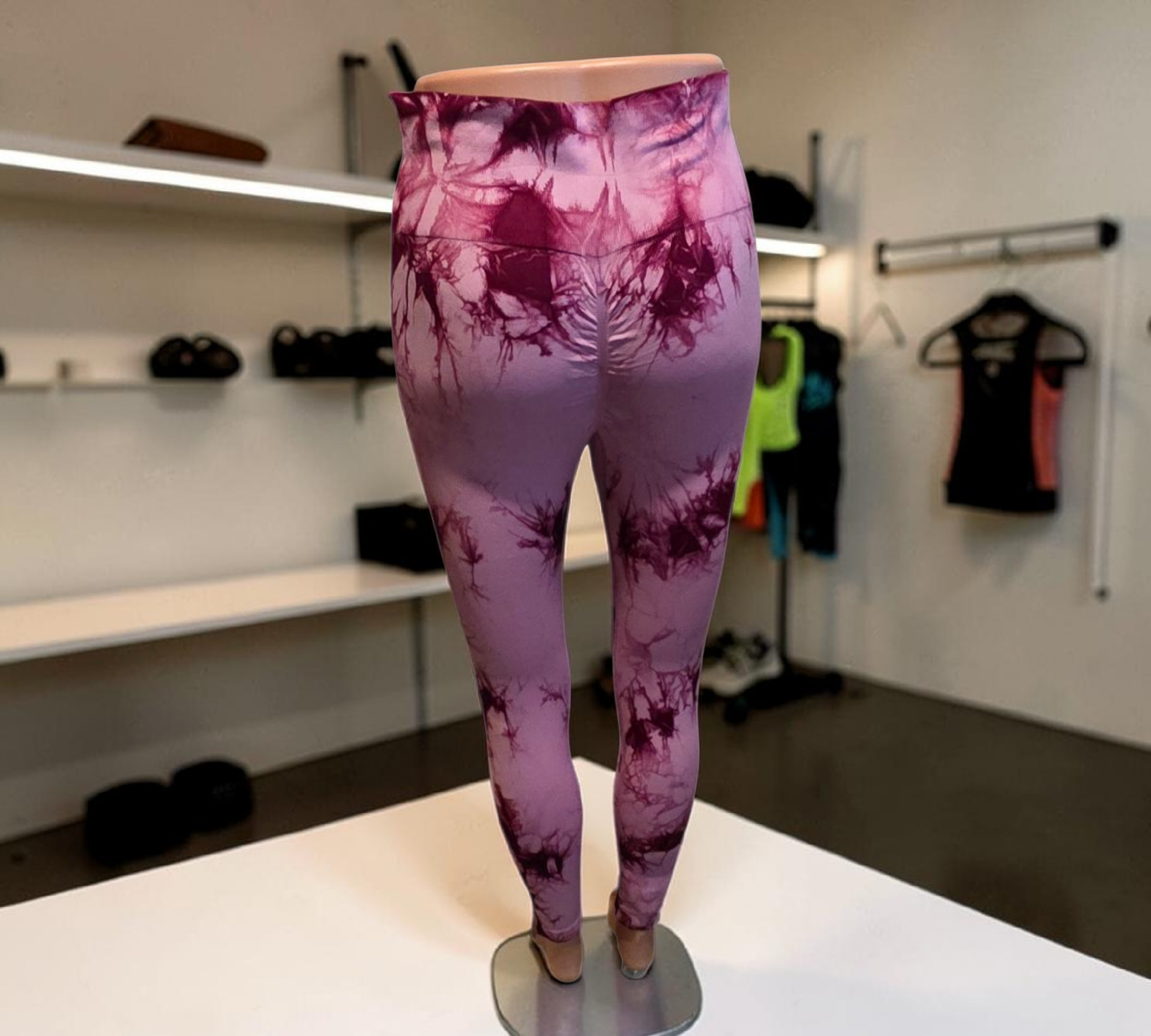 Leggings de Alta Compresión Doble Tono