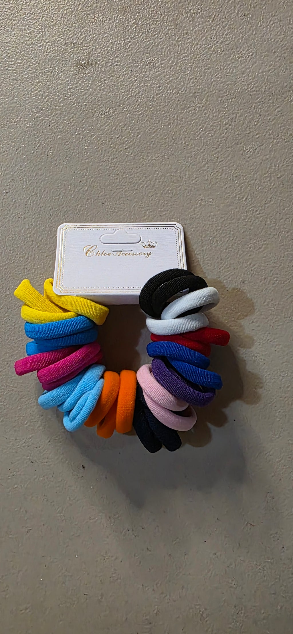 Set of 30 Hair Ties – Colorful Elastic Ponytail Bands