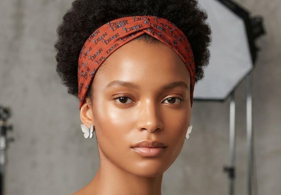 Silk-Style Fashion Bandana | Hair & Neck Scarf