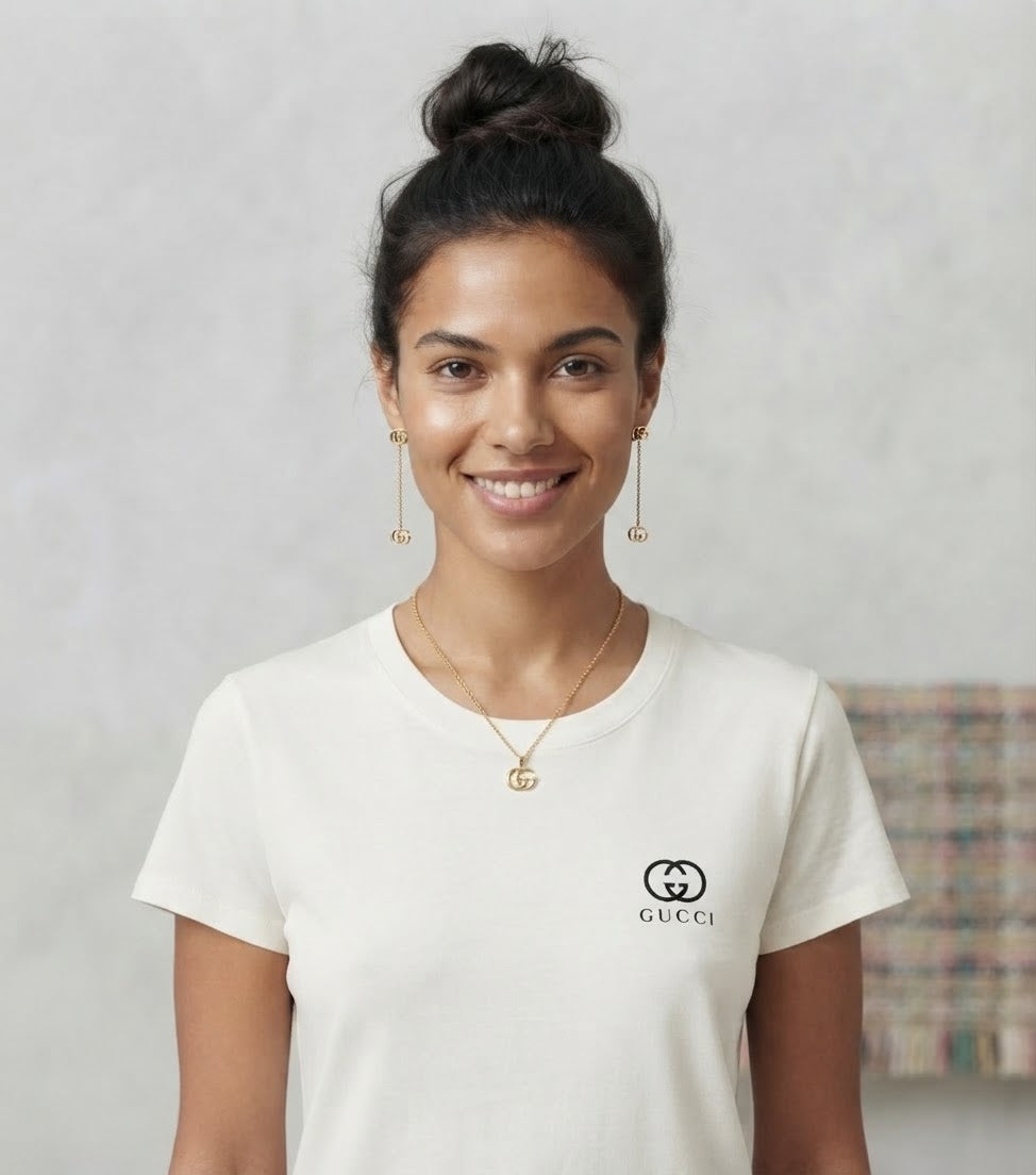 Women's Monogram Print Blouse – Luxury Style