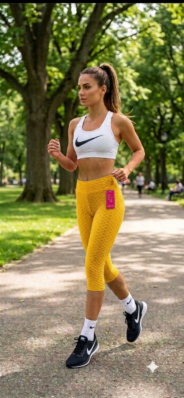 Leggins capri color entero
