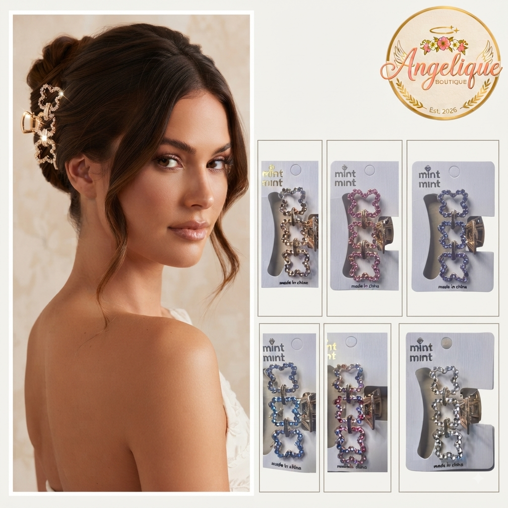 Mini Flower Hair Claw Clip – Cute Floral Hair Clip
