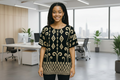 Blusa Ikat Estampada | Fluida y Artesanal