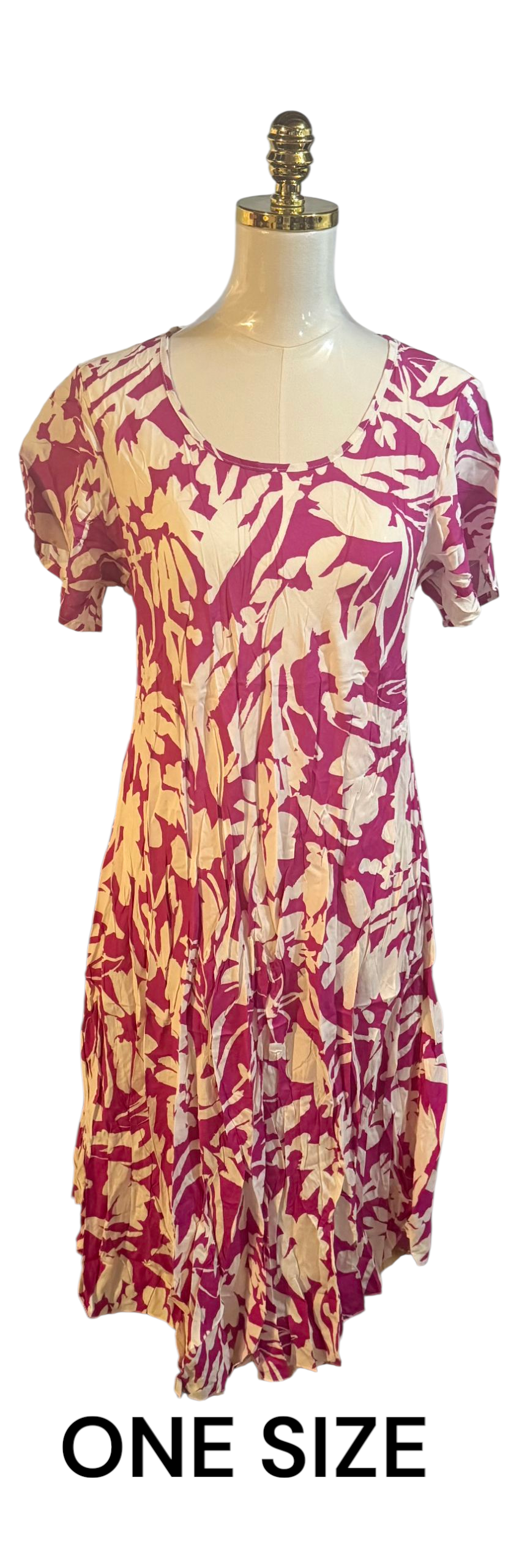 Vestido Semifloral de Seda — Elegancia Ligera para Cada Momento