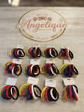 Hair Ties Multicolor Set of 8 – Colorful Elastic Bands