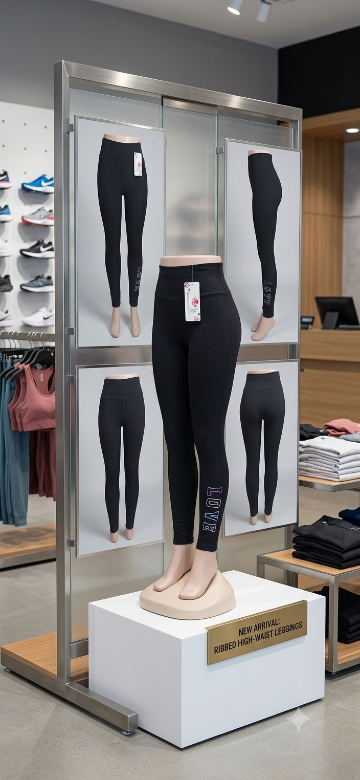 Leggings Largo con Love y Elástico en la Cintura