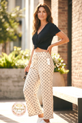 Pantalón Palazzo Largo de Lujo