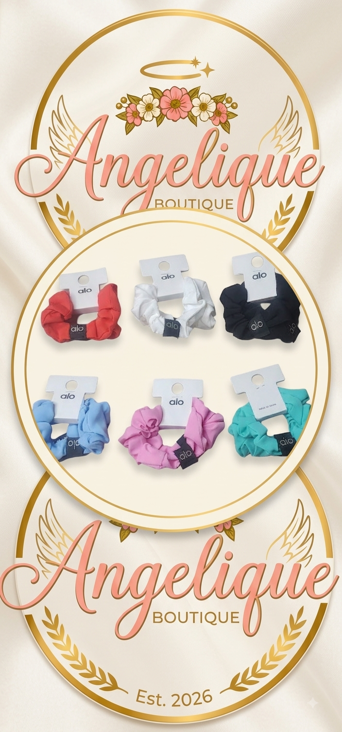 Satin Scrunchies for Women – Soft Hair Ties 6 Colors