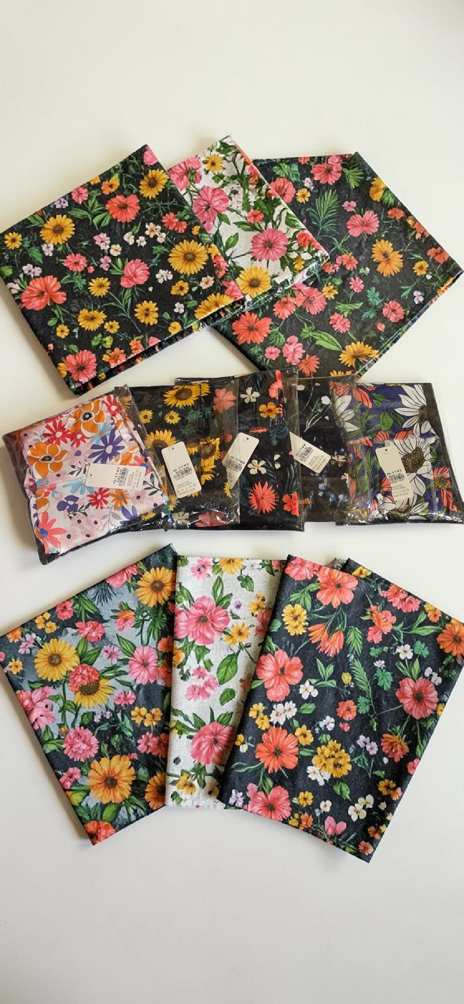 High Compression Midi Floral Leggings