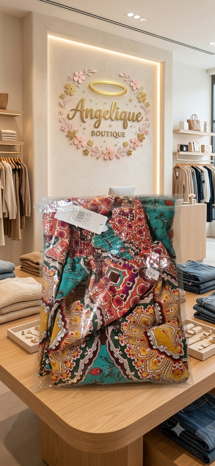 Pantalón Palazzo Multicolor Floral Grande-Extragrande