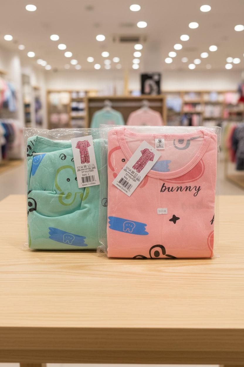 Pijama de Conejos y Osos 2 Piezas 🐇🐻 | Pantalón y Blusa