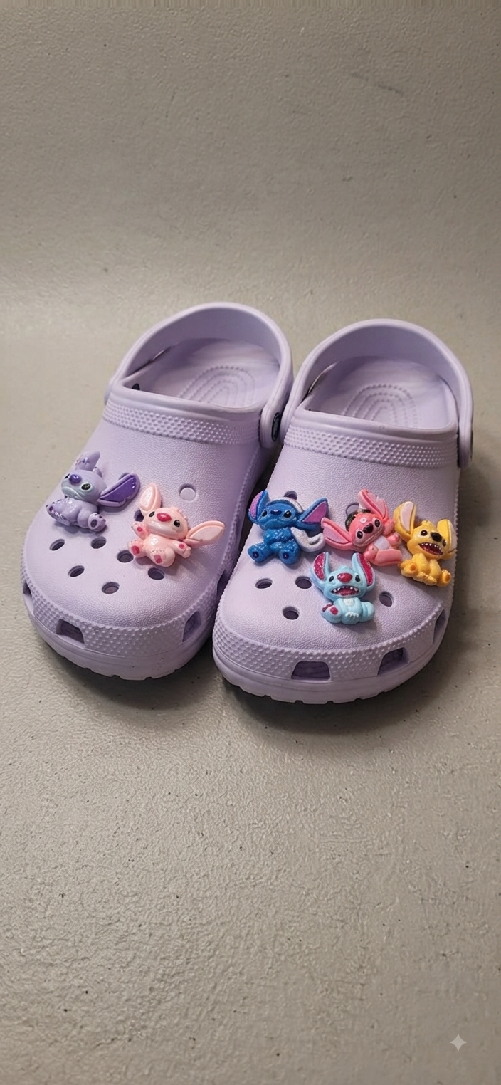 Cartoon Character Shoe Charms Pack of 6