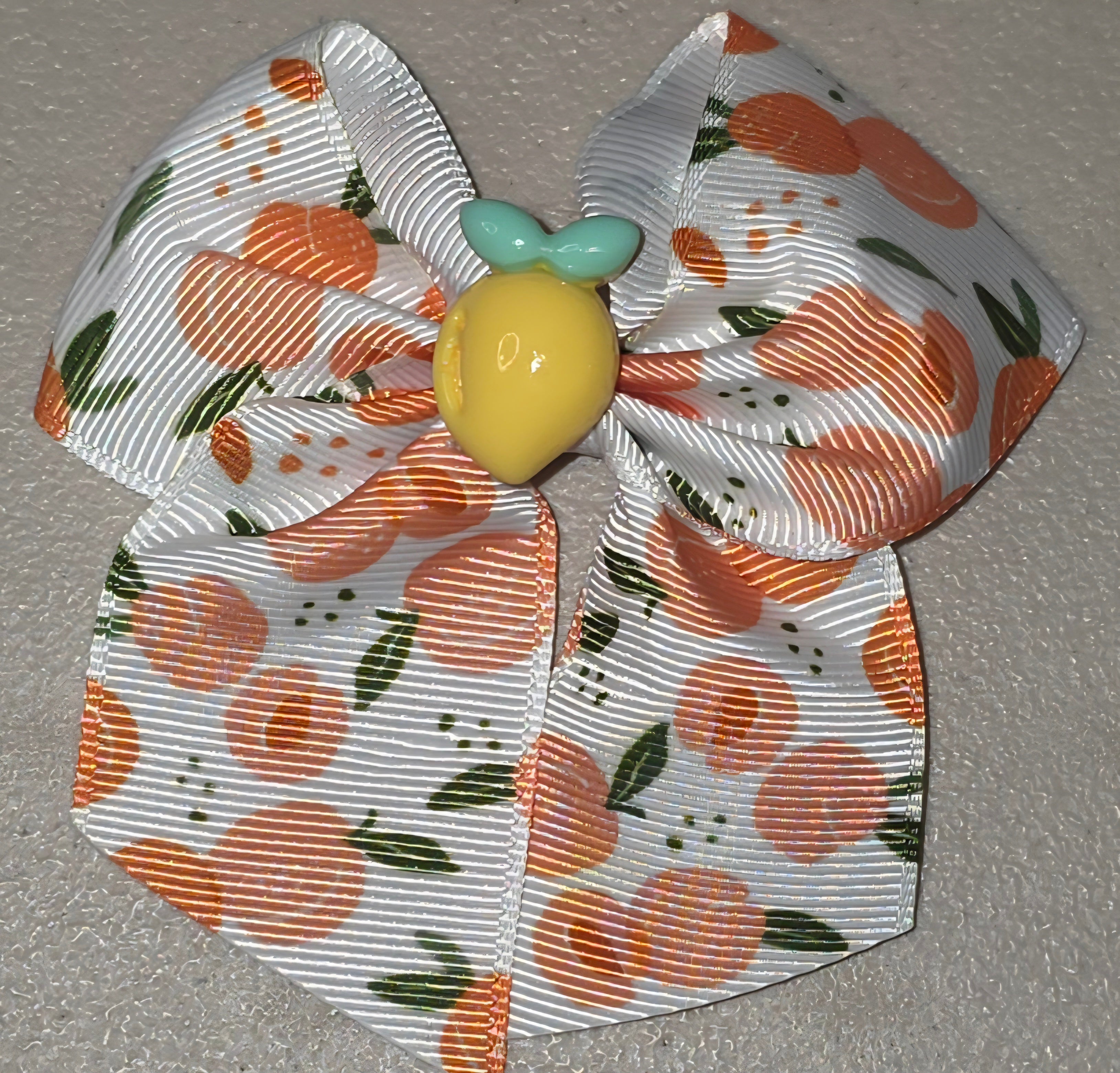 Fruity Hair Bows Girls Grosgrain Ribbon Clip