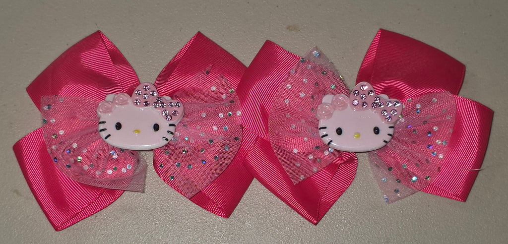 Hello Kitty & Friends Glitter Satin Hair Bow for Girls