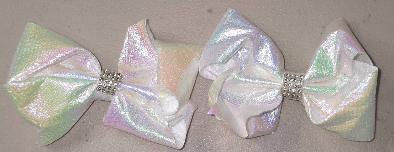 Metallic Holographic Hair Bows