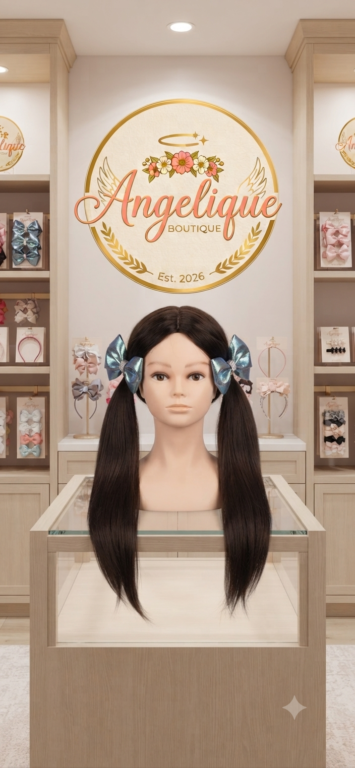 Metallic Holographic Hair Bows