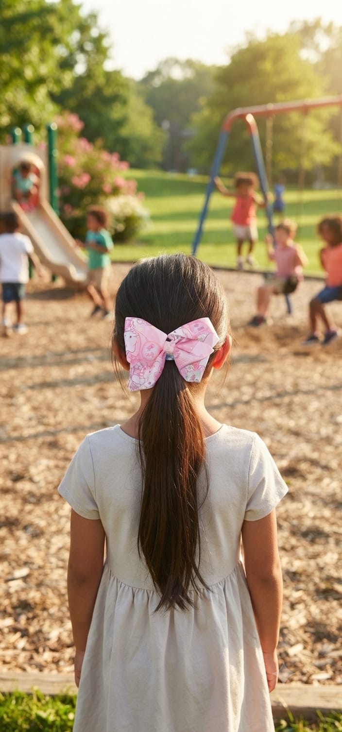 Hello Kitty Large Boutique Hair Bow for Girls