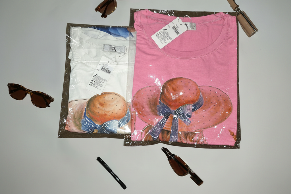 Blusa de Chica con Sombrero | Pedrería y Brillo que No Se Cae