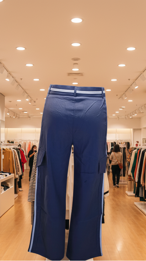 Pantalón Cargo Largo | Verde Olivo, Negro, Kaki & Azul