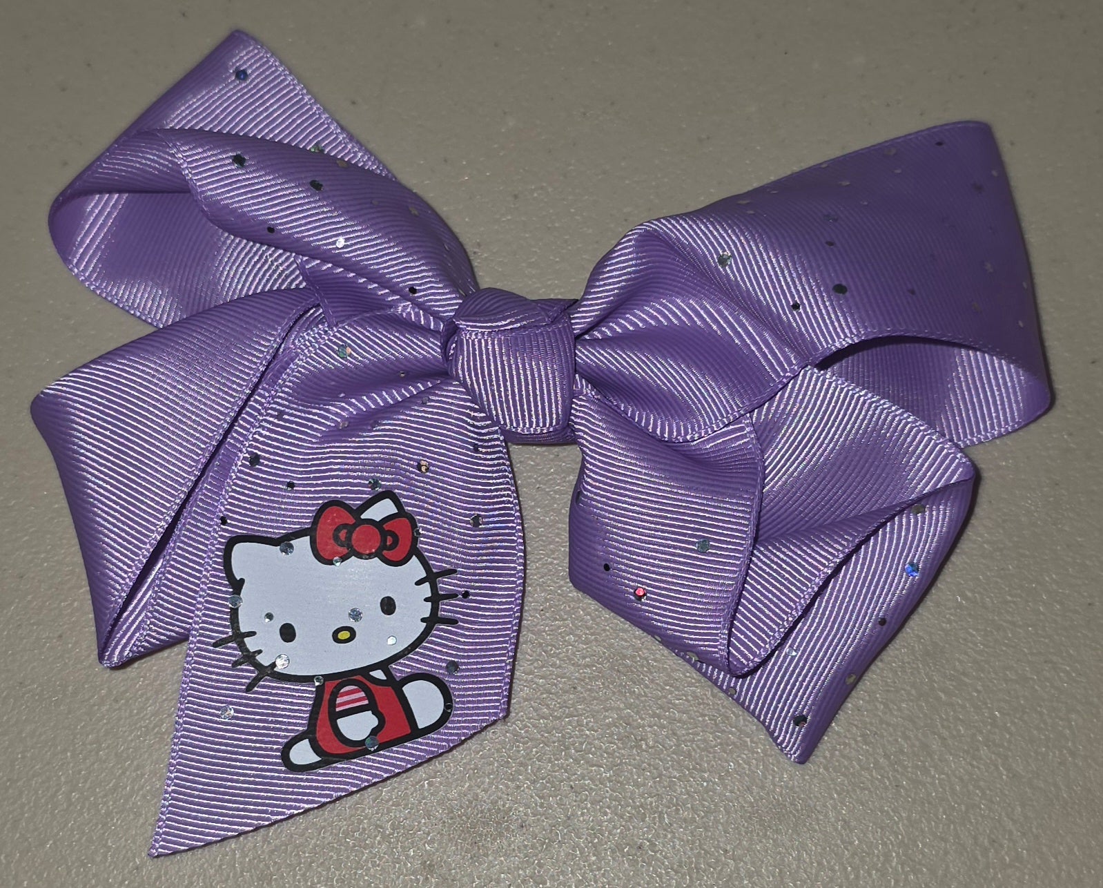 Hello Kitty Big Glitter Hair Bow for Girls