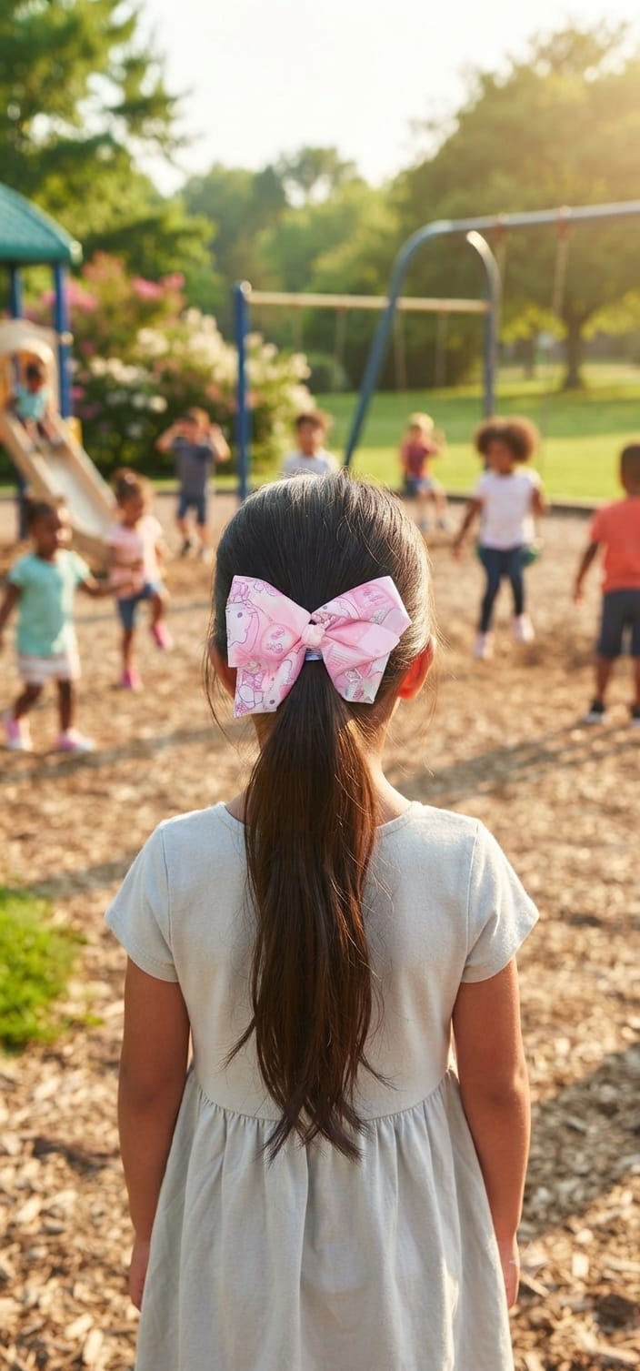 Hello Kitty Large Boutique Hair Bow for Girls