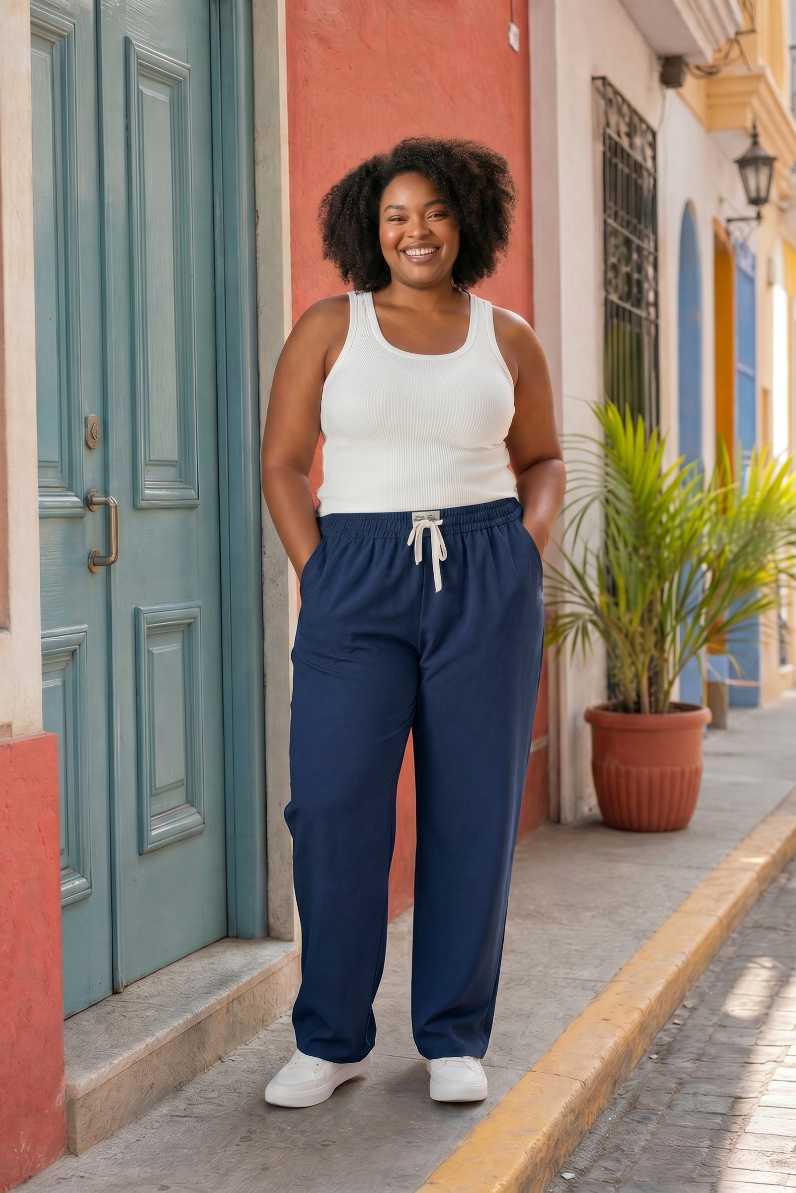 Pantalón Palazzo Wide Leg 🌸 | Casual y Elegante | Talla XL