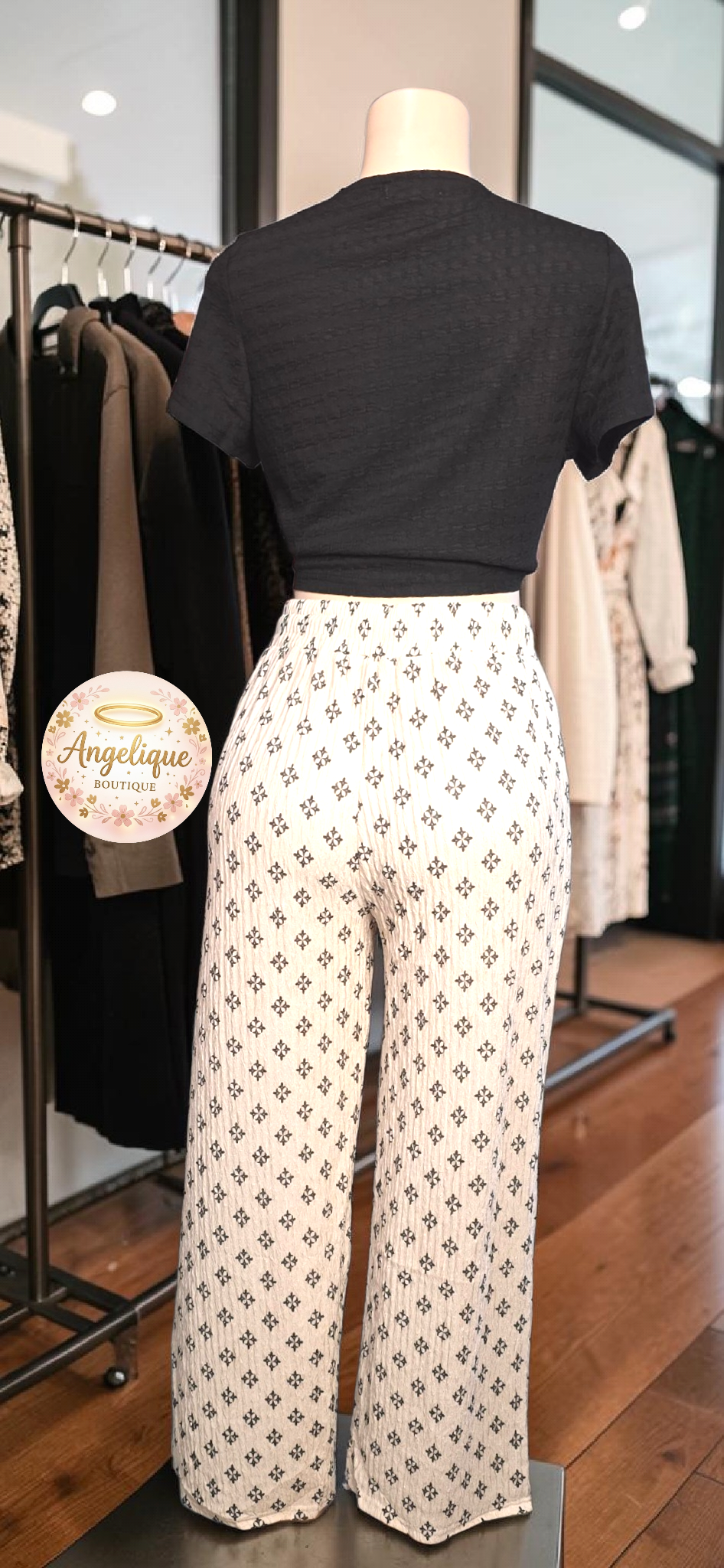 Pantalón Palazzo Largo de Lujo