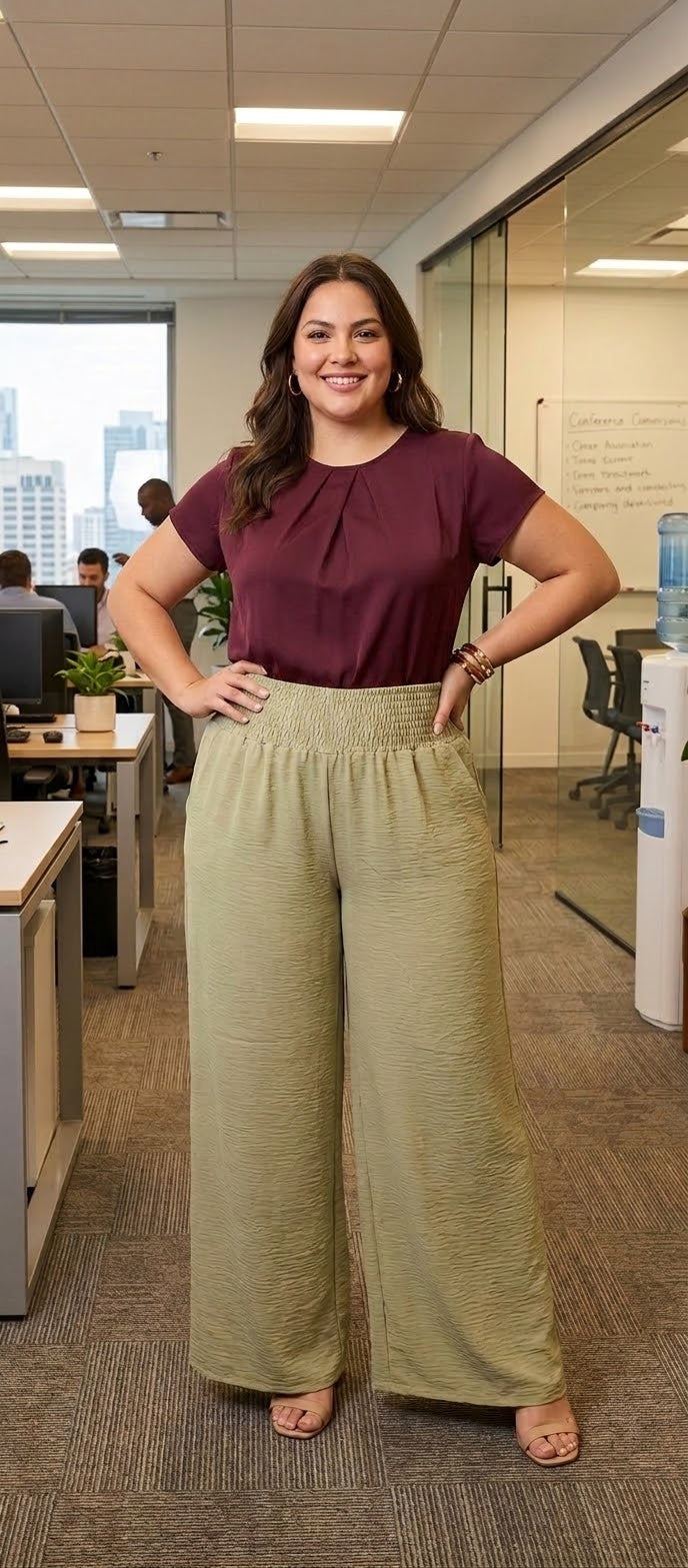 Women's Palazzo Wide-Band Shorts