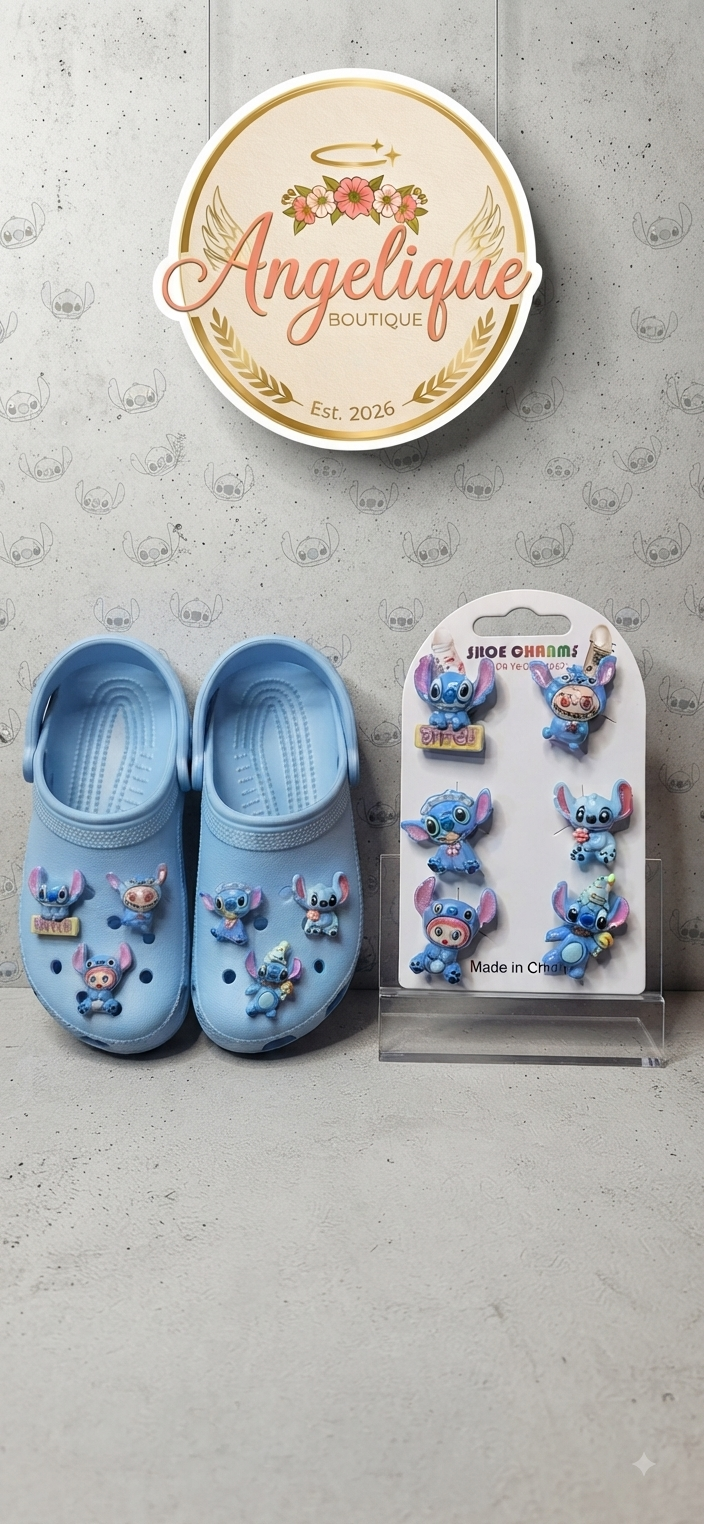 Cartoon Character Shoe Charms Pack of 6