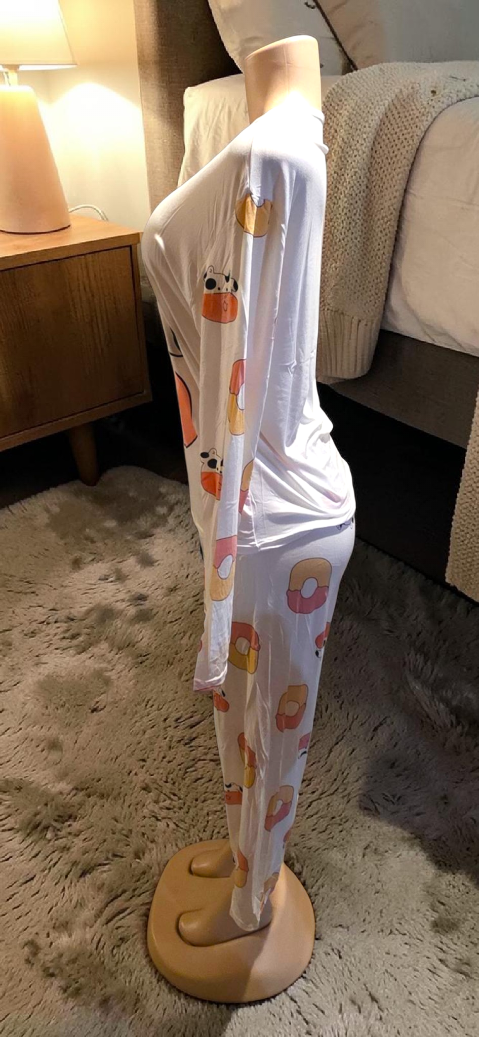 Set Pijama de Dos Piezas Vaquita | Manga Larga | Alta Calidad