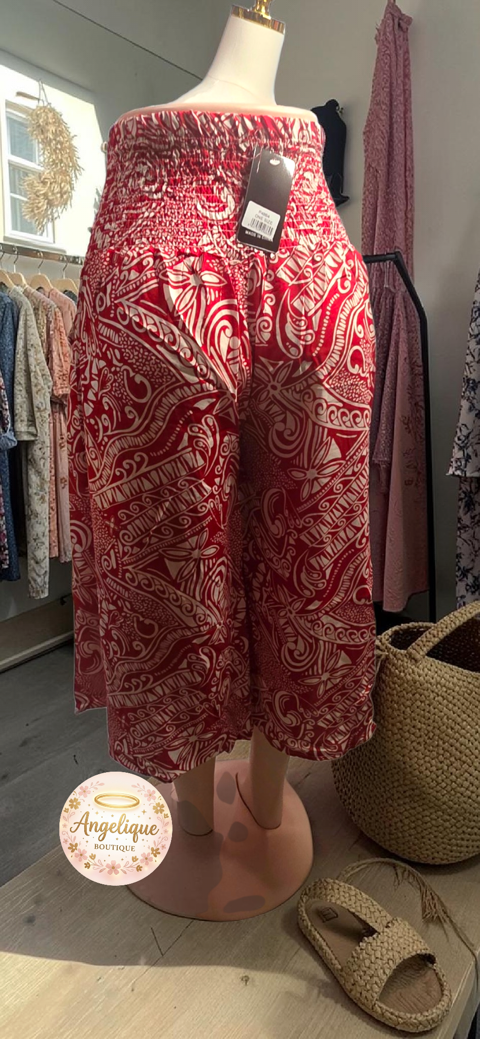Palazzo Floral Corto | Talla Única | Ligero y Elegante
