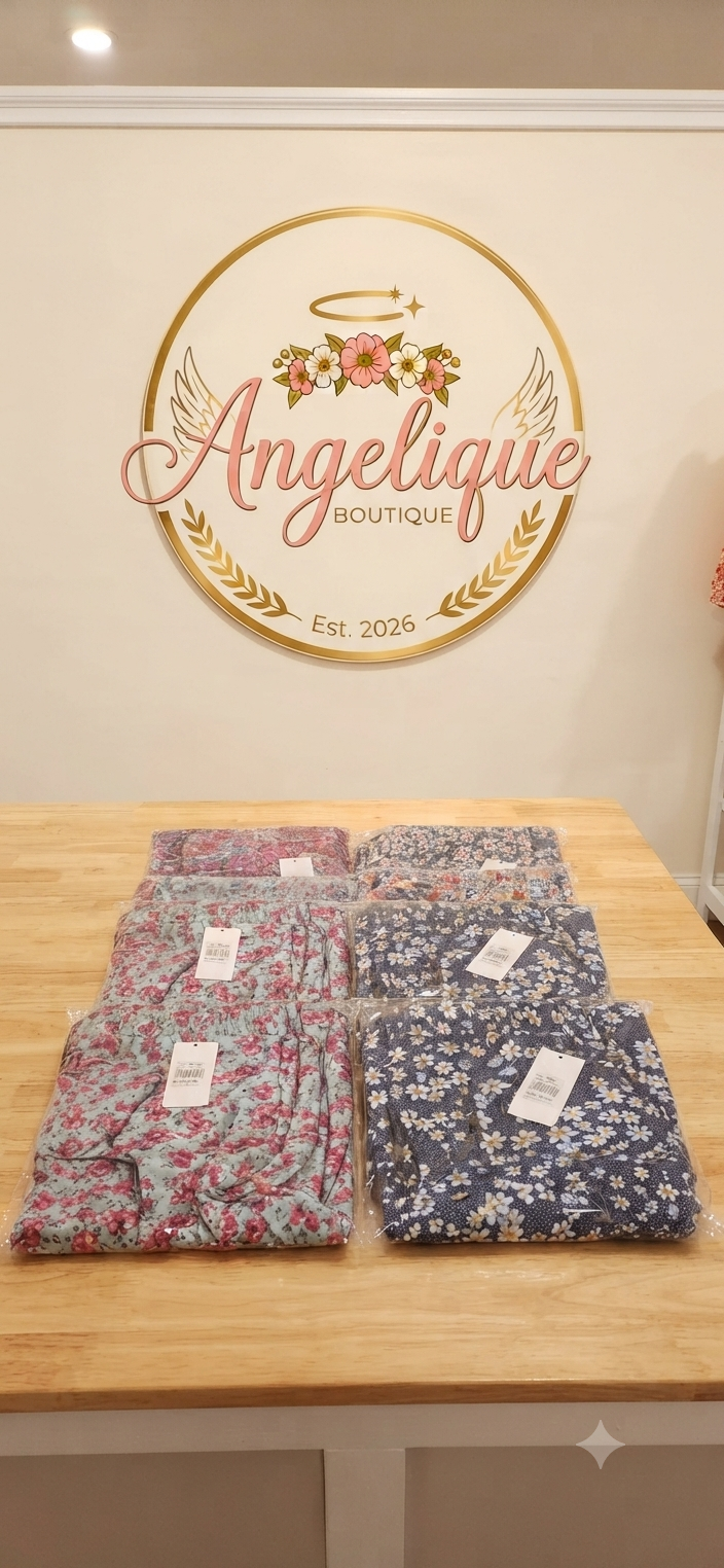 Floral palazzo trousers