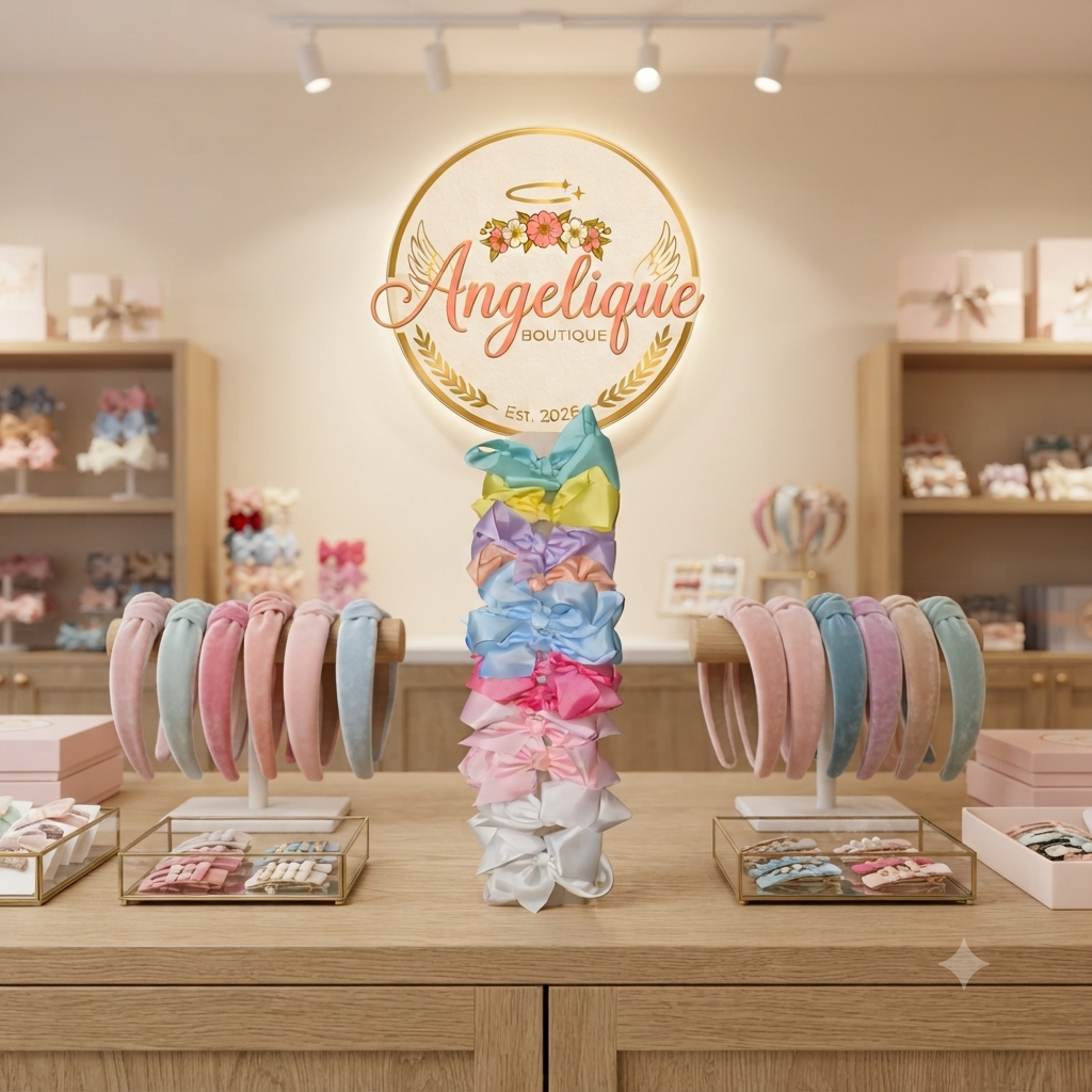 Large Grosgrain Hair Bow for Girls & Women