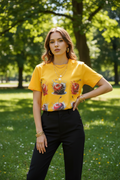 Blusa Cherry con Pedrería
