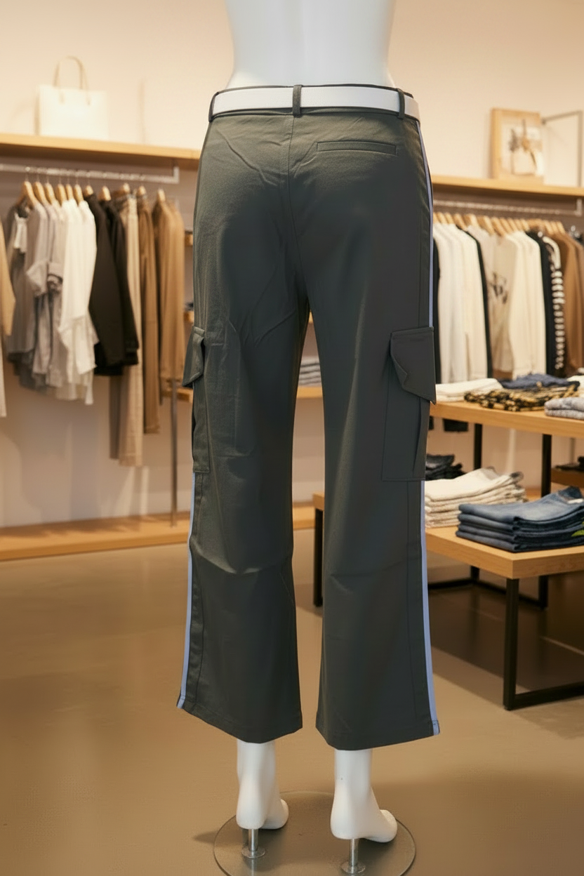 Pantalón Cargo Largo | Verde Olivo, Negro, Kaki & Azul