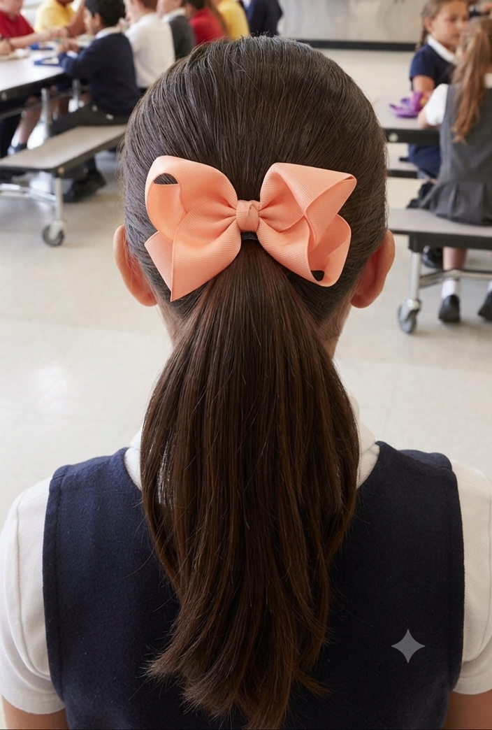 Large Grosgrain Hair Bow for Girls & Women
