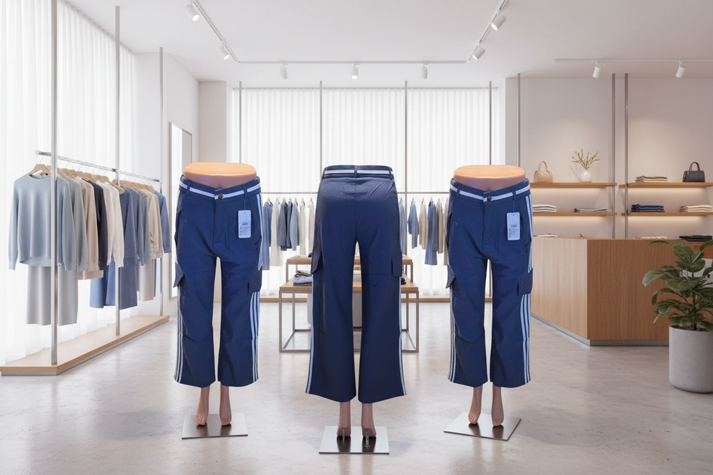 Pantalón Cargo Largo | Verde Olivo, Negro, Kaki & Azul