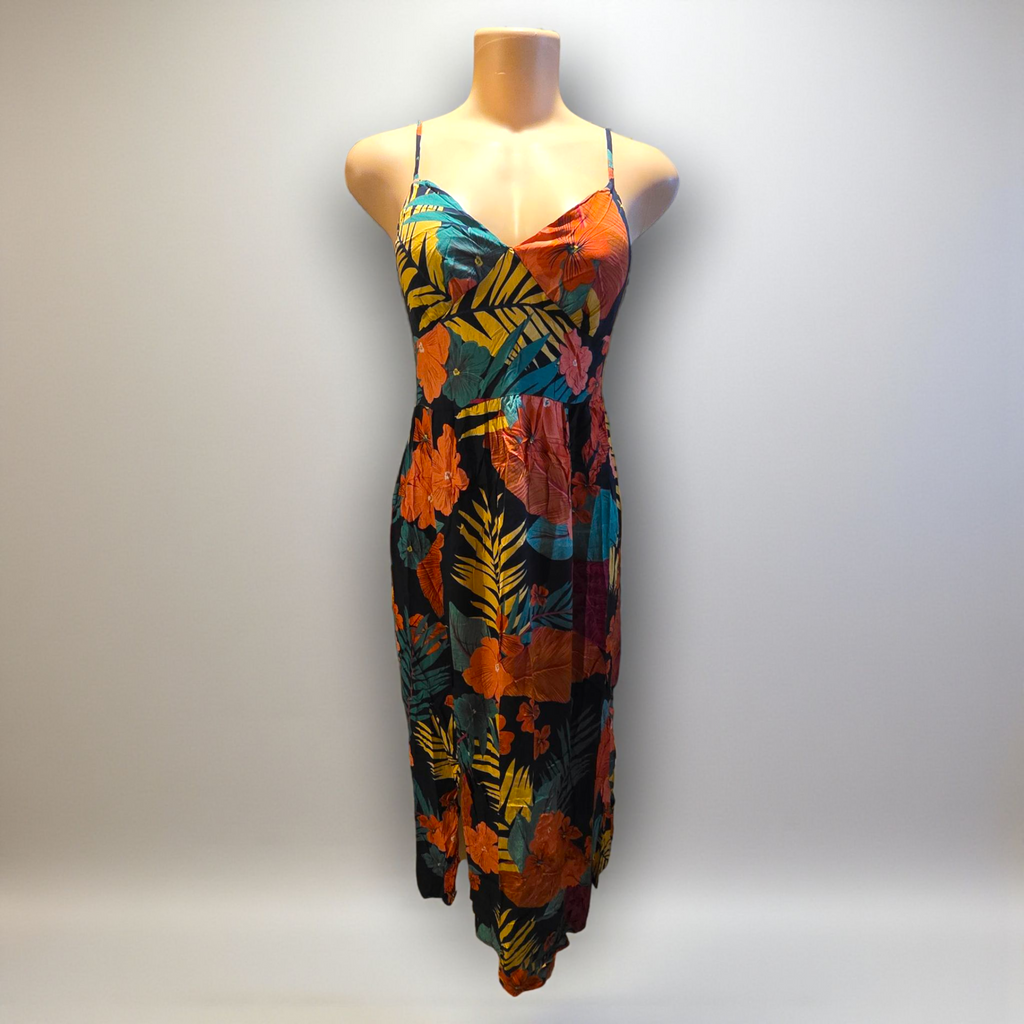 Vestido Floral con Tiras — Frescura y Estilo en Algodón