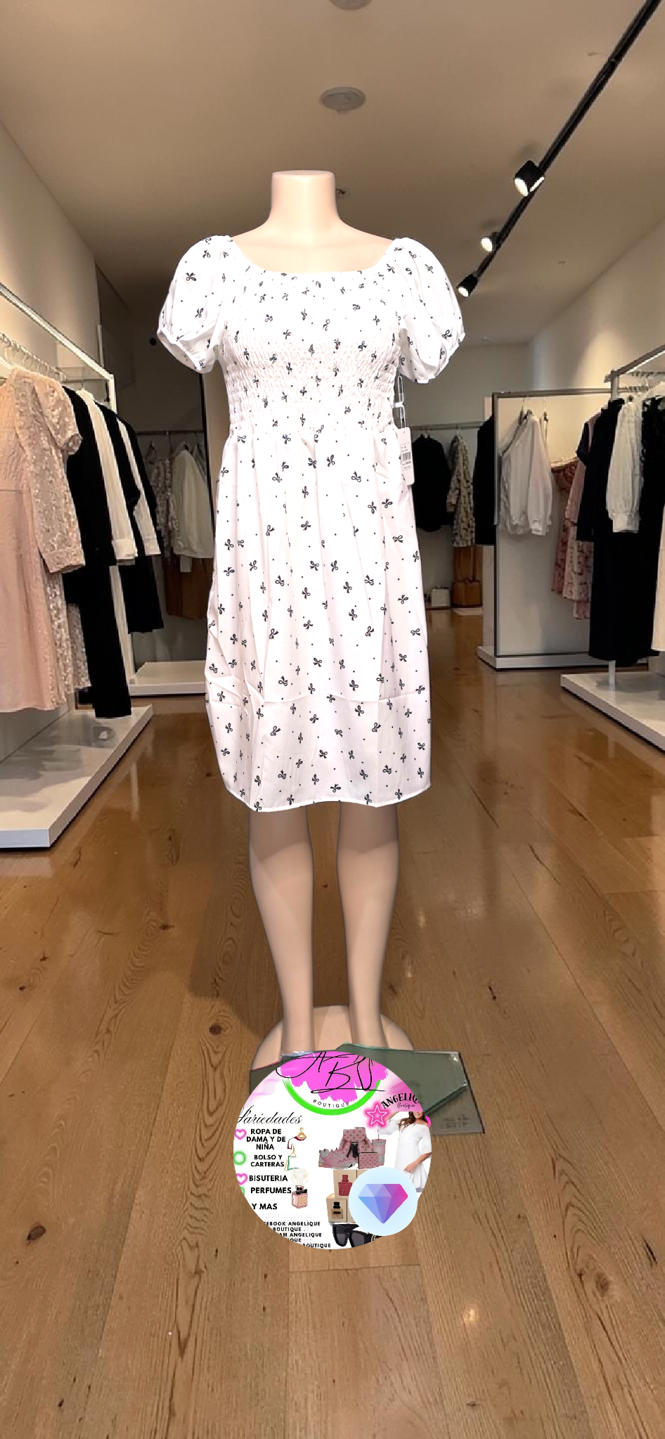 Hermoso Vestido de Lazos